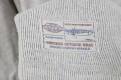 Vtg 90s Streetwear Mens Medium Baggy Heavyweight Ribbed Knit Henley T-Shirt USA