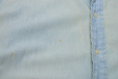 Vintage Ralph Lauren Blake Shirt Mens Medium Blue Light Wash Denim Pony