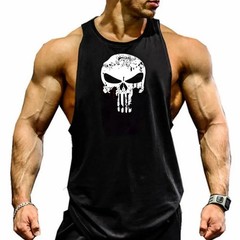 Men’s BEAST Print Stringer Tank Top Gym Fitness Workout Sleeveless Vest