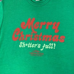 Homage Adult Shirt Large Green Red National Lampoon’s Christmas Vacation Mens