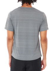 NIKE Miler Short Sleeve Running T-Shirt sz 2XL XX-Large Smoke Gray Reflective