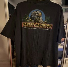 Harley-Davidson ‘Original Hard Drive’ Vintage T-Shirt NEW SMYRNA BEACH, FL 2XL