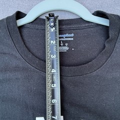 Champion Classic Jersey Script T-Shirt Size L Sport Tee Black