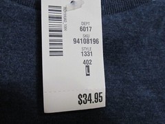 Men’s Aeropostale Peace Floral Smiley Graphic T-Shirt Blue Size Large