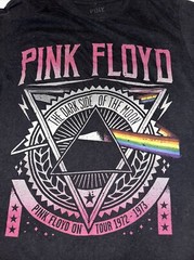 Pink Floyd T-shirt the dark side of the moon Pink Floyd on tour 1972 1973 smile