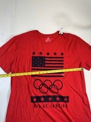 Express Team USA Olympics Red T-Shirt Rio De Janeiro Olympic Team Size Large