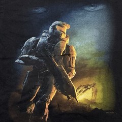 Changes HALO 3 Adult Large Short Sleeve BOX Shirt Master Chief Microsoft Bungie