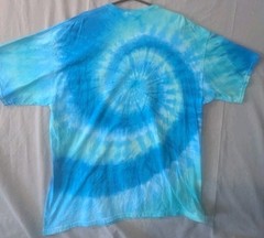 Vintage Liquid Blue The Beatles Yellow Submarine 2004 T-Shirt Tie Dye XXL 2XL