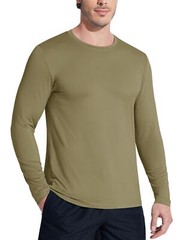 Mens UV Protection UPF 50+ Shirts Long Sleeve Sport Casual Workout Beach T-Shirt