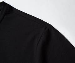 New Men Luxury Rhinestones Gothic Fashion Skull Black WhiteT-Shirt High Quality