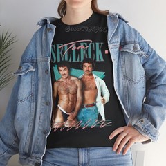 Tom Selleck 80s Retro Aesthetic Magnum P.I. Vintage Tee S-5XL Men Women Unisex