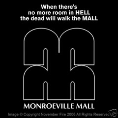 Monroeville Mall Pennsylvania Dawn of the Dead Zombie George Romero Shirt NFT144