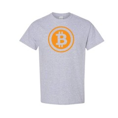 Bitcoin Logo Crypto Symbol Tshirt Cryptocurrency Tee Print DTF T-Shirt S/5XL
