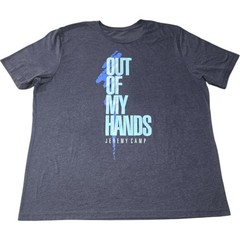 Gildan Jeremy Camp Out of My Hands Christian Rock Concert Graphic Tee Gray XL