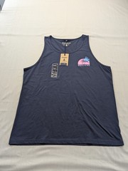 New Mens Chubbies Tank Top Size XL Distressed Look Palm Vice