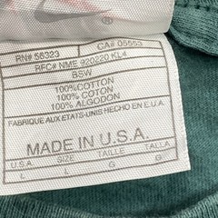 VTG Nike Swoosh Running Embroidered Logo Made In USA Sz L Distressed