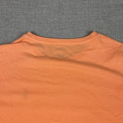 Polo Ralph Lauren Shirt Mens L Orange Crewneck Tagless Logo Tee Cotton Jersey