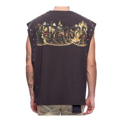 Valabasas Crew Neck T-Shirt Ember Glyph Mens Black VLBS-VT5-1004