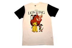 Disney The Lion King Mens Timon, Pumbaa, Simba White Shirt New Medium