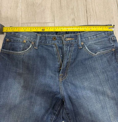 Lucky Brand Mens Straight Leg Jeans 34×30 Medium Blue Denim 35″ Actual Waist