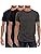 SOCKS’NBULK 60 Pack of Bulk Mens Cotton Crew Tshirts, Assorted Sleeve Tee Shirts