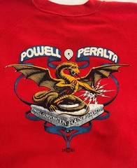 Lance Mountain’s Vintage OG Powell Peralta Banner Dragon Skateboard Sweatshirt
