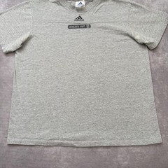 Vintage Adidas Athletic Dept Shirt Mens S Gray Logo Soccer Y2K