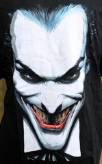 NOS Vintage Y2K Alex Ross Big Face JOKER DC Comics Graphitti T Shirt Size XL