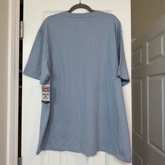 NWT Wrangler Workwear Men’s Pocket Henley T Shirt Blue XL 46-48 Relaxed Fit