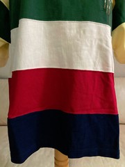 Ivy Crew Men’s Size L Blue Green Yellow White Short Collar Buttons Retro