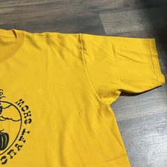 Vintage Jerzees Harvest Moon Craft Show Mens XL T-Shirt Tee Yellow VTG
