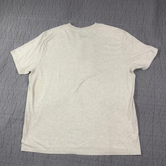 Fresh Clean Tees Shirt Men 2XL Tan Henley Short Sleeve Soft Tagless Button Tee