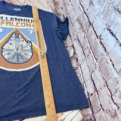 Mad Engine Star Wars Men’s Heater Gray Millennium Falcon Short Sleeve T-Shirt XL