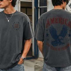 Comfort Colors America Eagle Shirt, 250th Anniversary Tee, Patriotic Western Shi