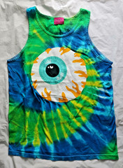 Mishka MNWKA NYC Eyeball Tie-Dye Tank Top – Size Large / L – FREE SHIPPING!!!