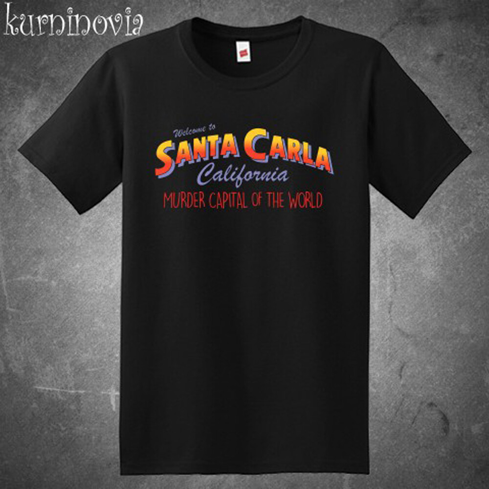 Santa Carla California The Lost Boys Men’s Black T-Shirt Size S to 5XL