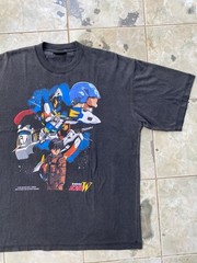 Rare Bootleg Gundam Wing Anime T Shirt XXL Nigata Club Rare Graphic Faded