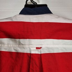 Ivy Crew Med Short Sleeve Men Dress Shirt 100% Cotton American Flag 4th July