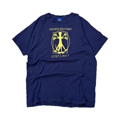 Rana Tropic Men’s XXL Blue Gecko Davinci Costa Rica Graphic Tee Cotton Knit