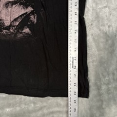 XL Black Graphic Tee – Wishing You Were Here Palm Y2K Grunge – Streetwear Tropic