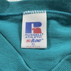 Vintage Russell Athletic V Neck T-Shirt Men’s XL FL Marlins Made In USA 2000