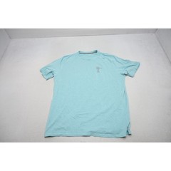 tasc Performance T-Shirt Mens XXL Light Blue Windmill Graphic Athletic Excellent