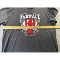 Case IH Farmall Tractor T-Shirt Mens 3XL Tall Gray Graphic Short Sleeve Tee