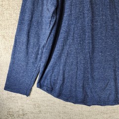 Goodlife Shirt Mens XL Blue Long Sleeve Crew Neck Tri Blend Soft USA Made NWT