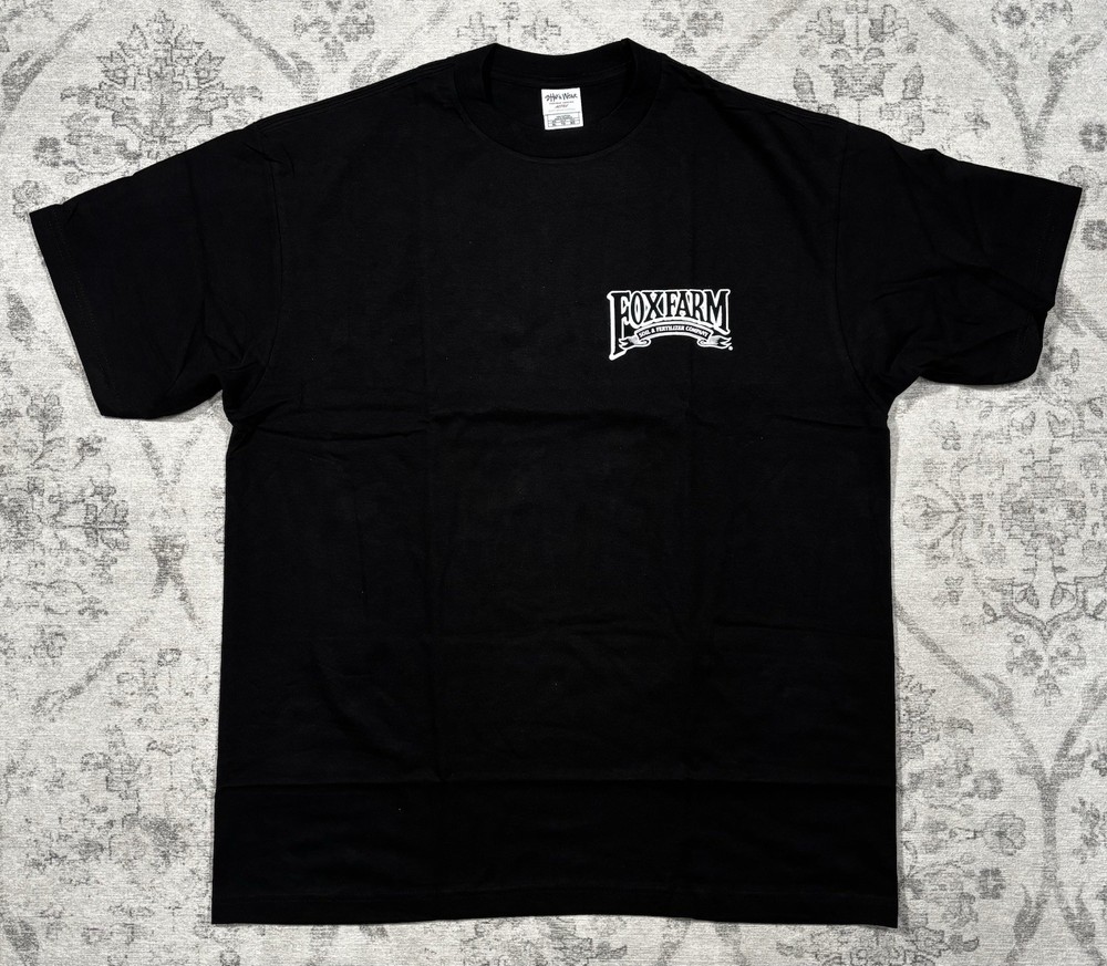 Sz XL FoxFarm Soil & Fertilizer Company Black Shirt ShakaWear NEW