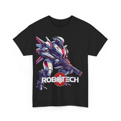 Robotech T Shirt – Valkyrie – 80’s Sci Fiction Cartoon Classic Retro Tee – New
