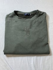 Casual Synthetic Leather Embroidered T-Shirt Men’s size M