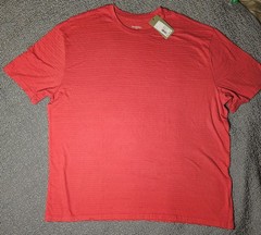 Good Fellow and Co Men’s Tshirt Size 3XLT Red Has Texture See Photo