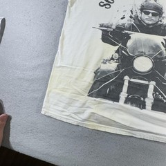 Sons of Anarchy Shirt Mens Extra Large White Biker Motorcycle TV Graphic Tee