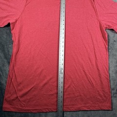 Game Day Vibes T-Shirt Adult XL Baseball Sports Game League Red Heather Text Tee